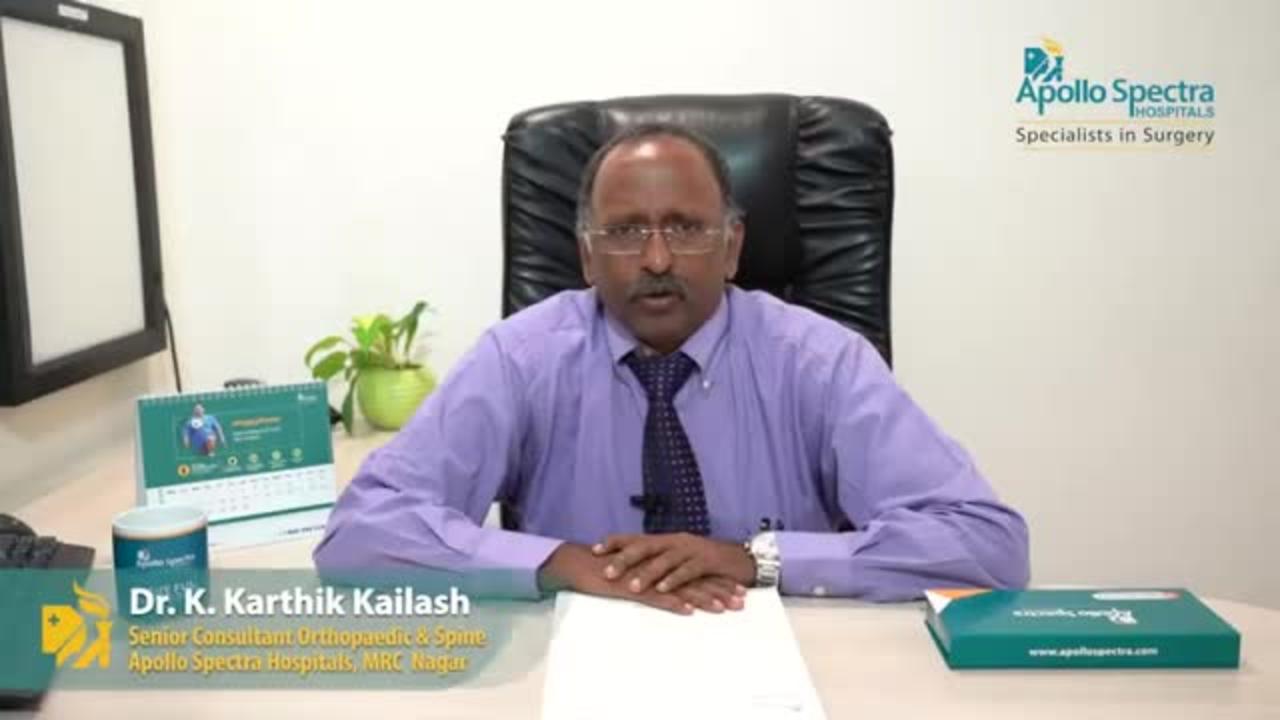 Back Pain: Home remedies by Dr K Karthik Kailash at Apollo Spectra Hospitals