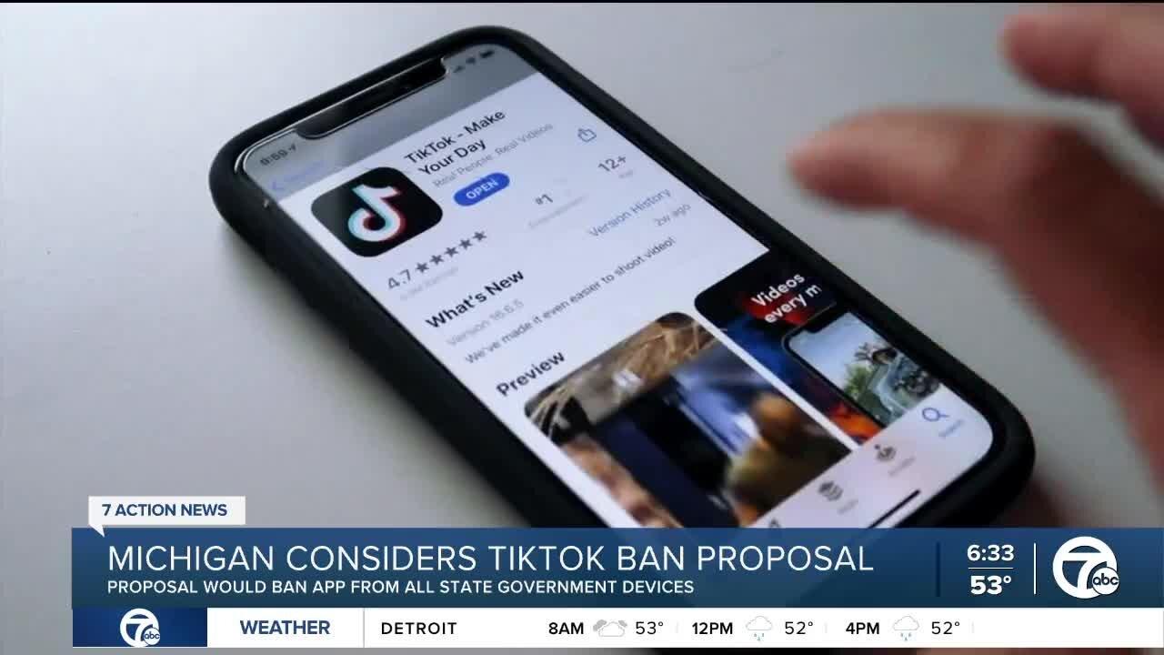 MI Republicans propose TikTok ban on state government devices