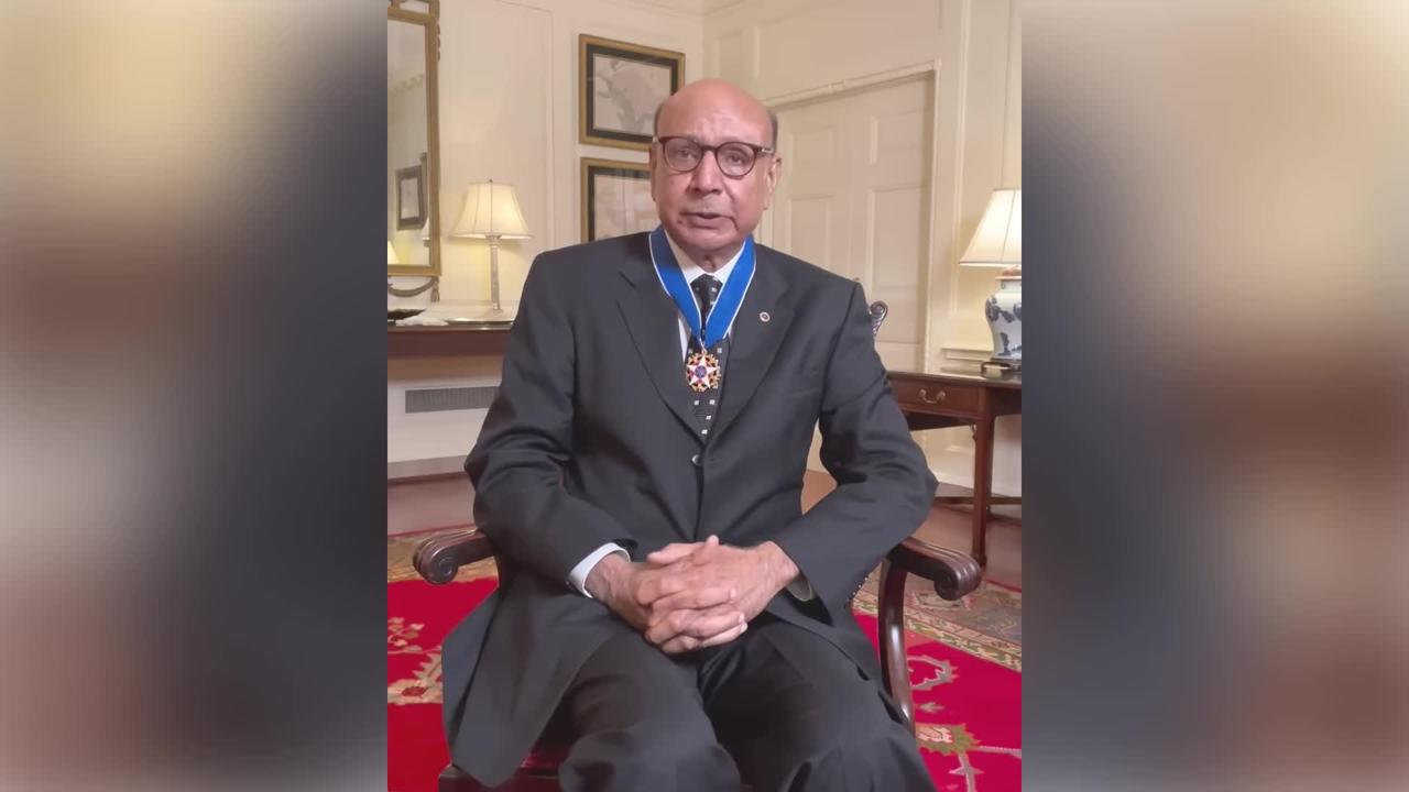 Khan honored with 2022 Medal of Freedom