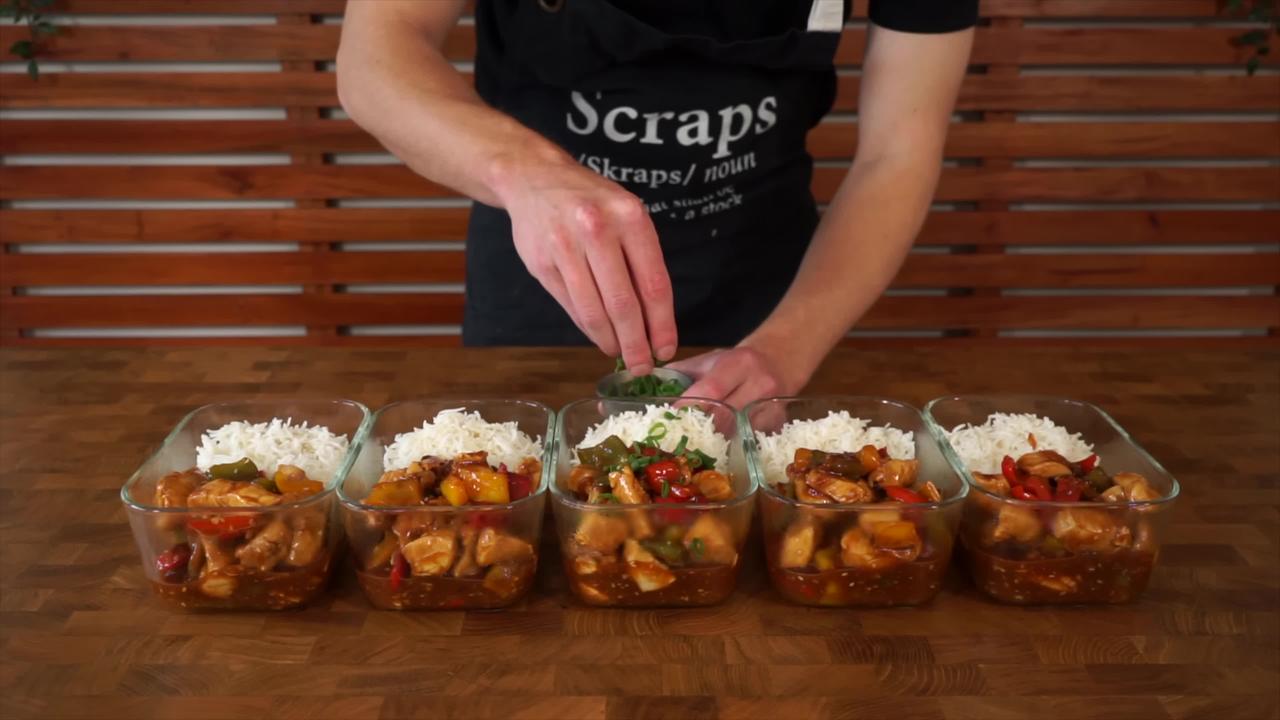 Meal Prep For The Week In Under An Hour | Sweet and Sour Chicken