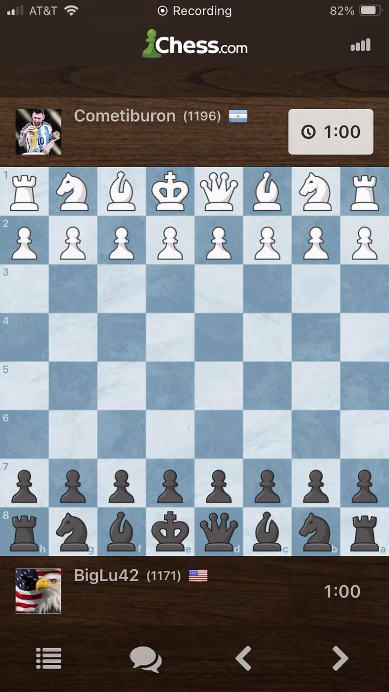 INTERMEDIATE BULLET CHESS GAMEPLAY - opening advantages can ultimately lead to a large loss of time