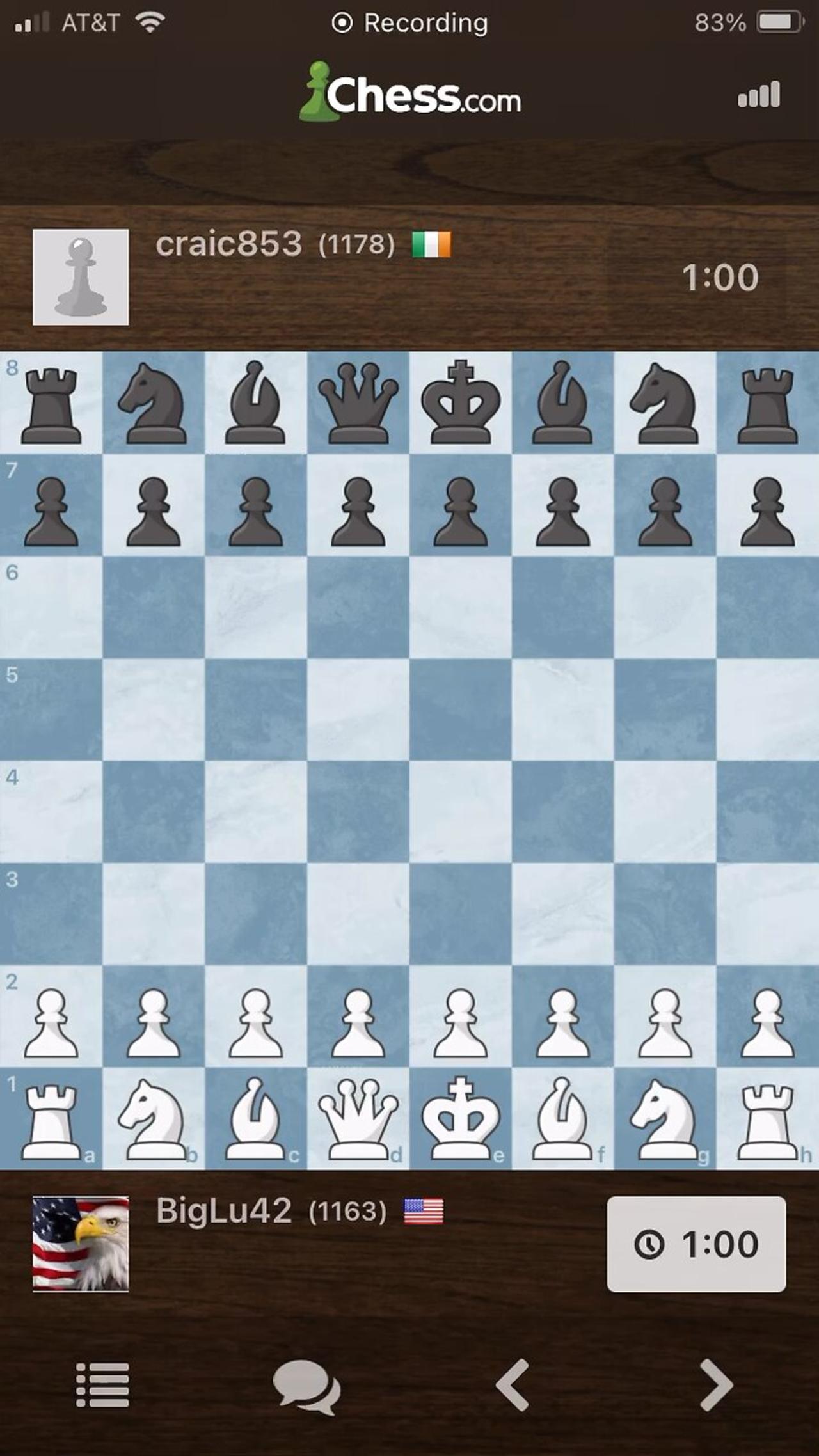 INTERMEDIATE BULLET CHESS GAMEPLAY - an opening advantage led to one’s ultimate demise