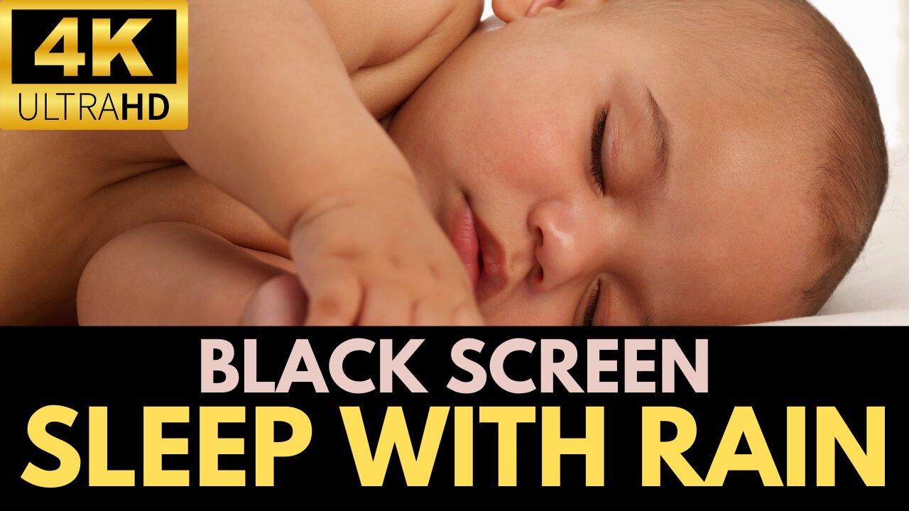 Rain Sounds For Sleeping - 100% Instantly sleep With Rain Black Screen No Ads