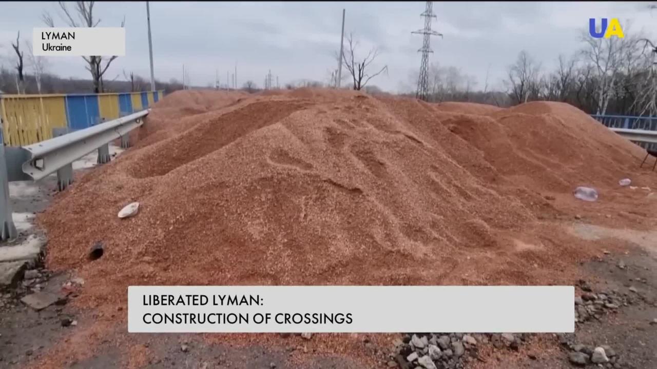 Devastations are Russian traces: destroyed roads, infrastructure and houses in Lyman