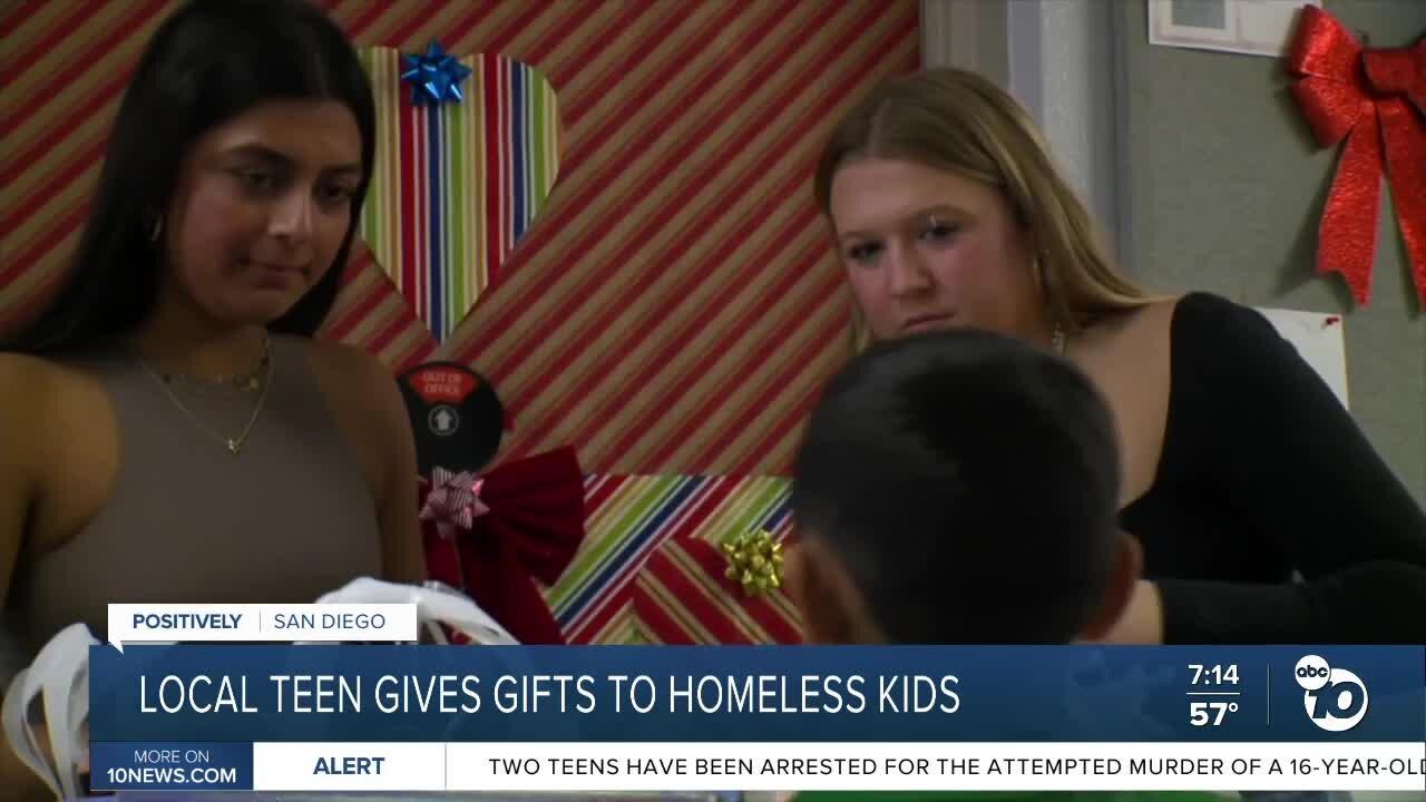 La Jolla teenager starts non-profit to help homeless children