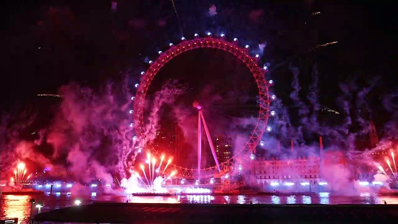London sees in the new year with fireworks spectacular
