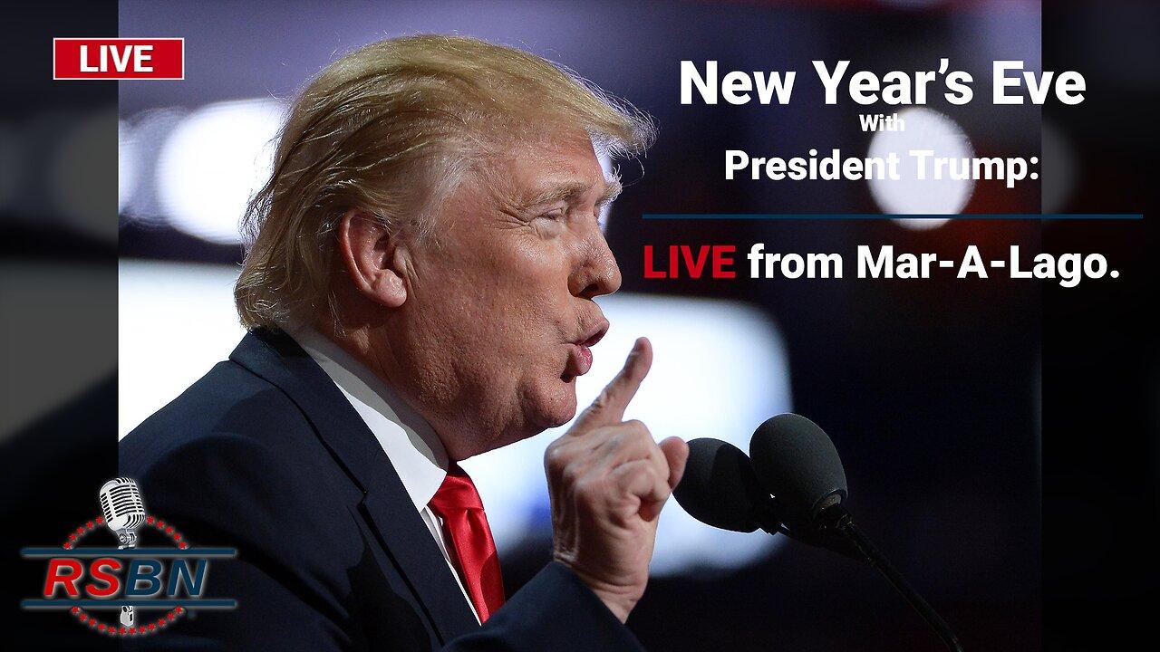 LIVE From MarALago New Year’s Eve With One News Page VIDEO