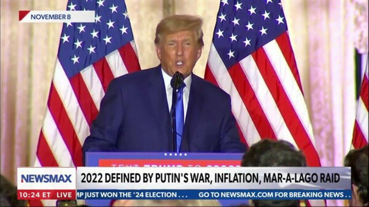 2022 defined by Putin's war, inflation, Mar-A-Lago raid | NEWSMAX New Year's Eve