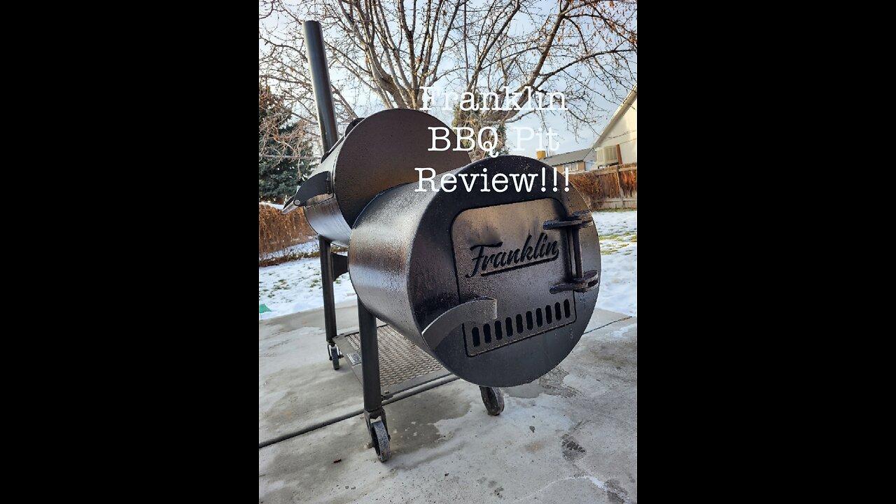 Franklin BBQ Pit Review!!! The Worlds Greatest Backyard Offset Smoker!!!