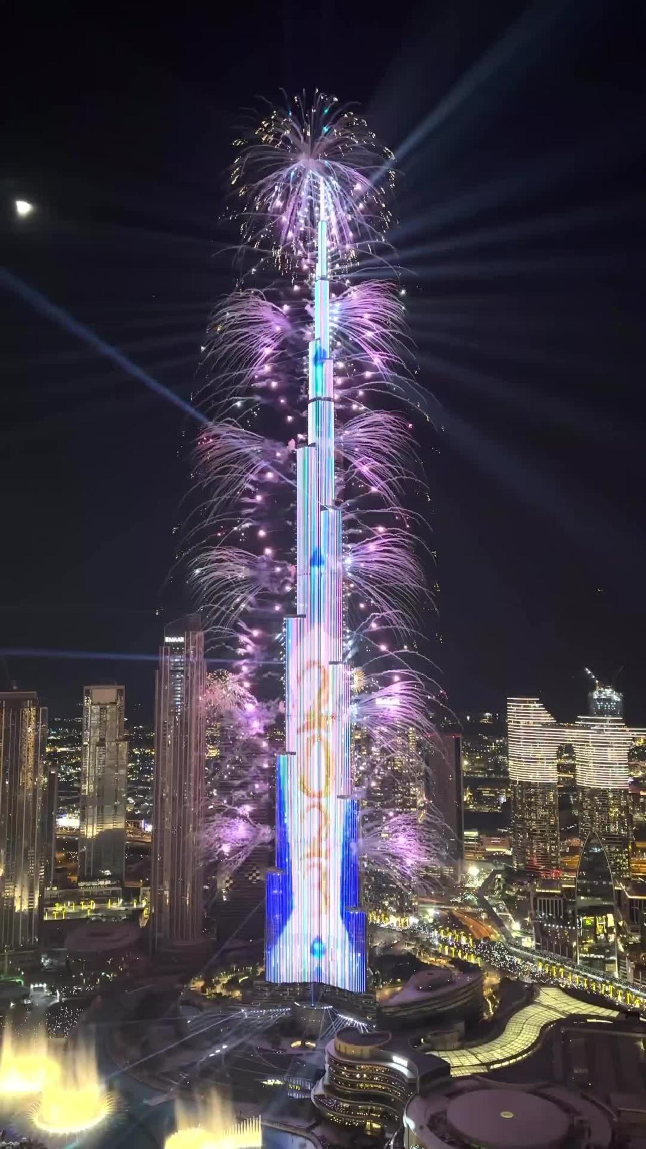 New Year Celebration 2023 in Dubai ..Burj - One News Page VIDEO