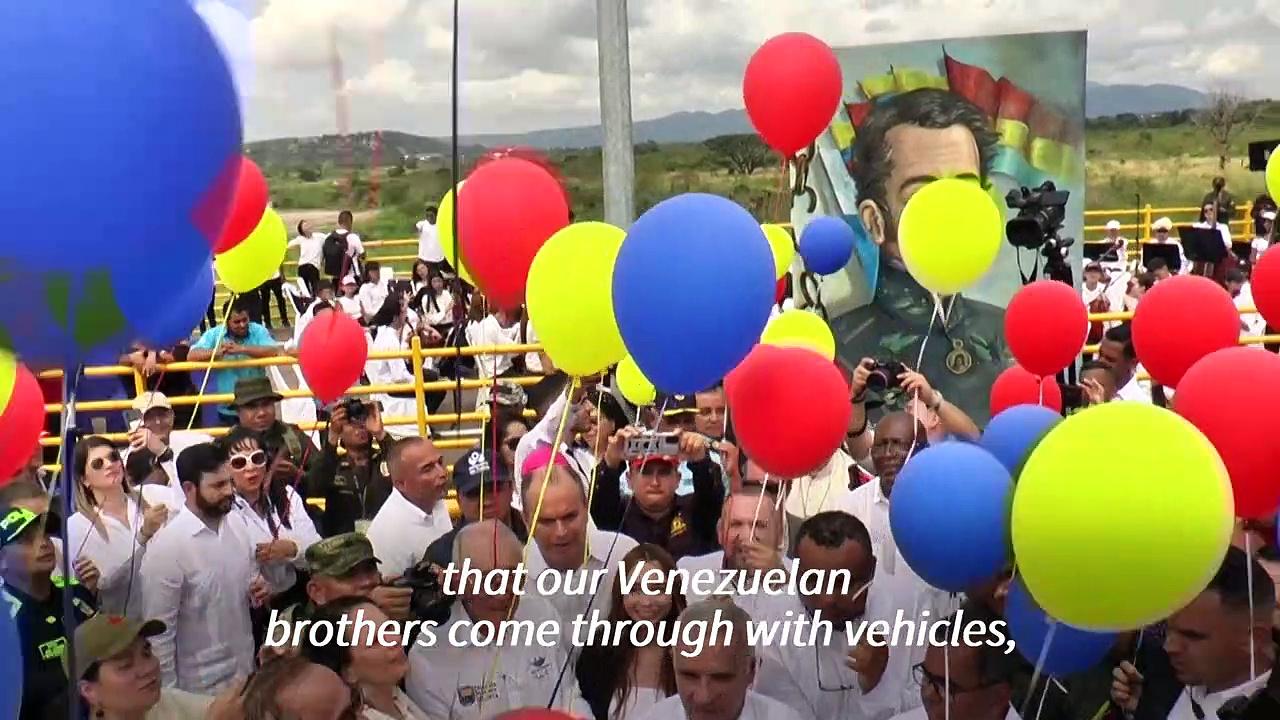 Venezuela and Colombia reopen their shared border after years of dispute