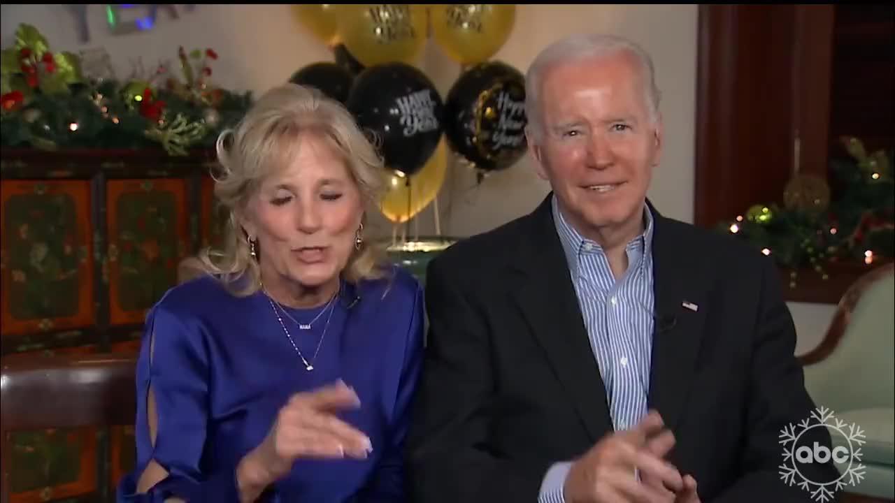 Jill Biden's New Year message to Americans: "Go get that COVID vaccine."