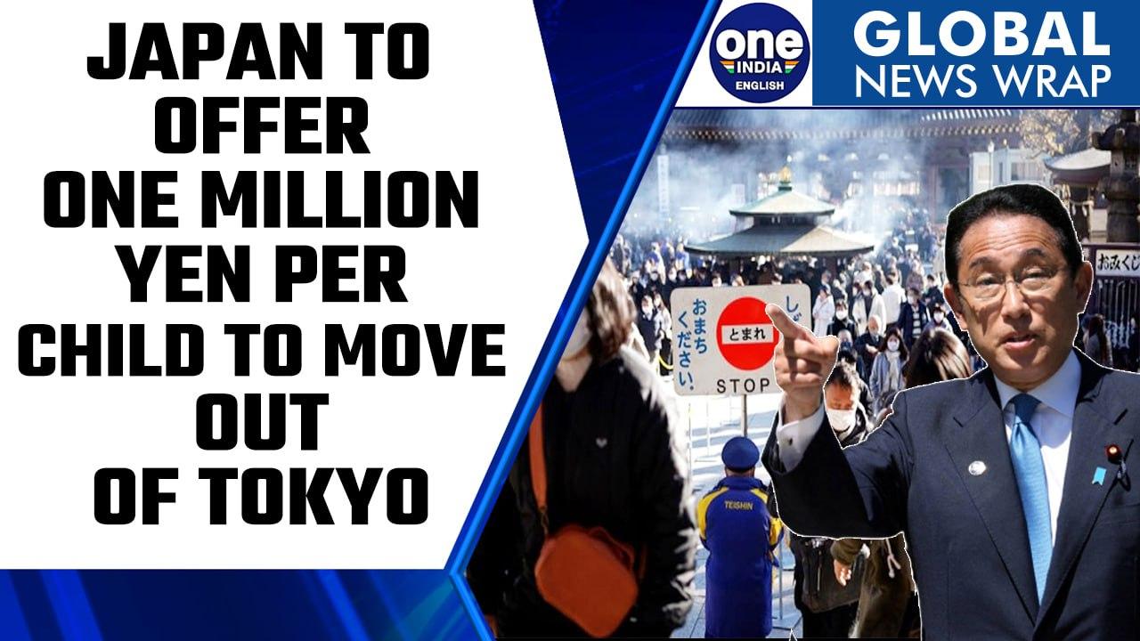 Japanese government to offer families one million yen per child to leave Tokyo | Oneindia News*News