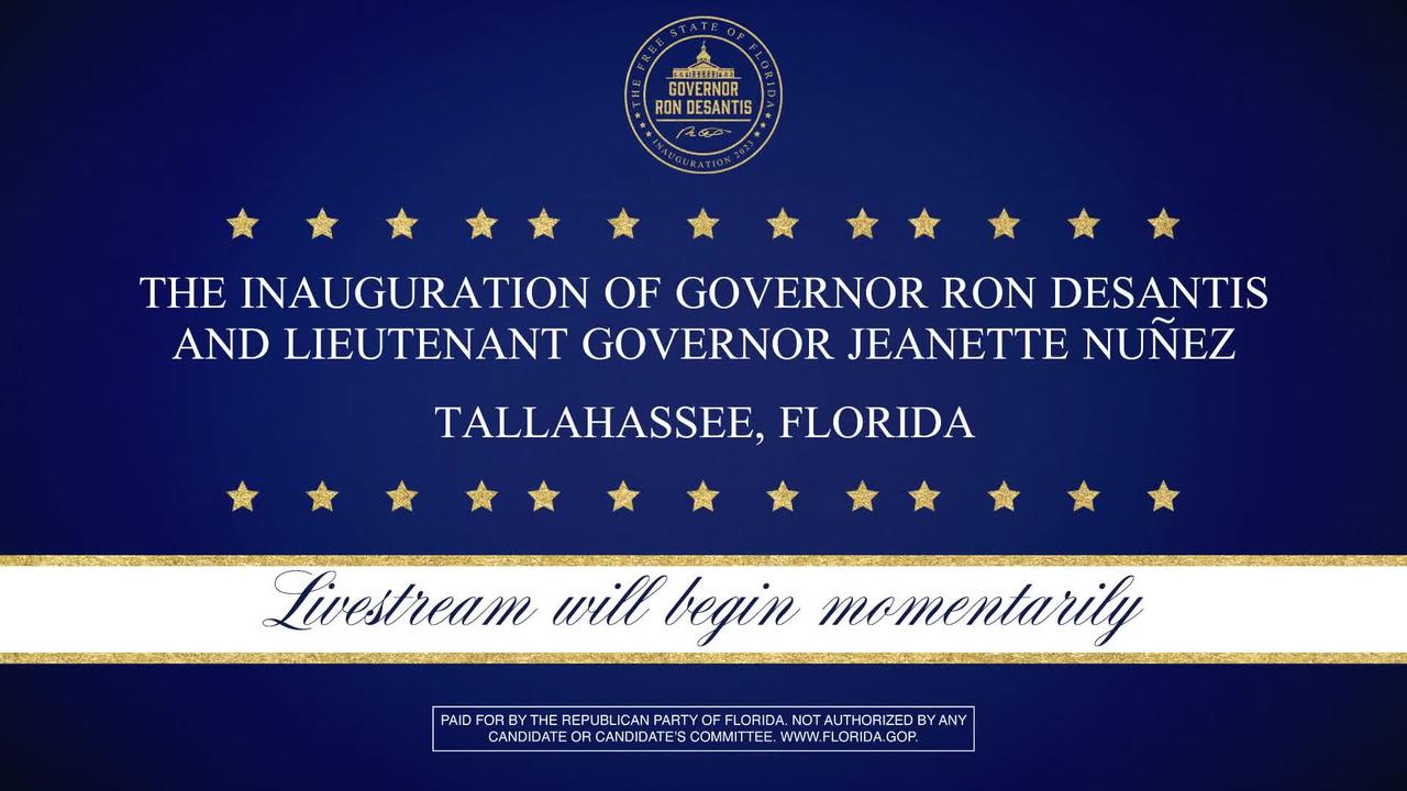The Inauguration Of Governor Ron Desantis And Lieutenant Governor Jeanette Nuñez