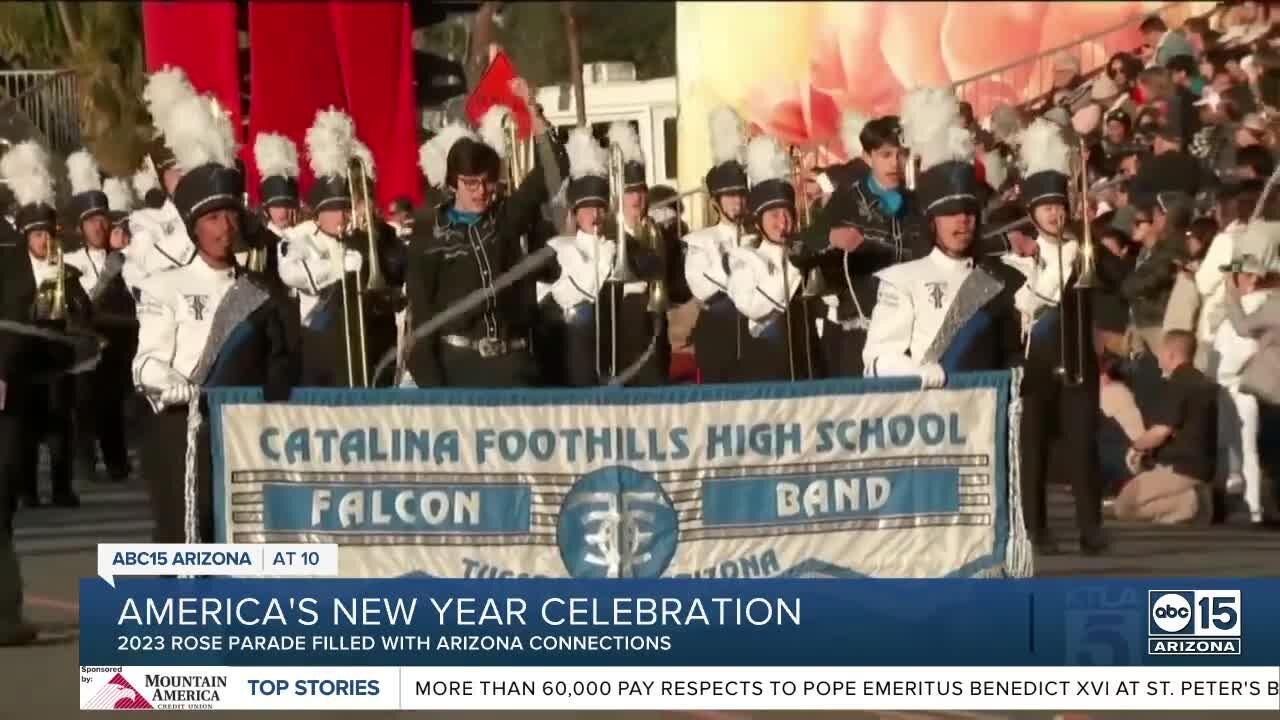 Arizonans share spotlight at Rose Bowl Parade