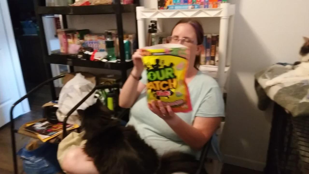 Reaction To Sour Patch Kids Watermelon Candy