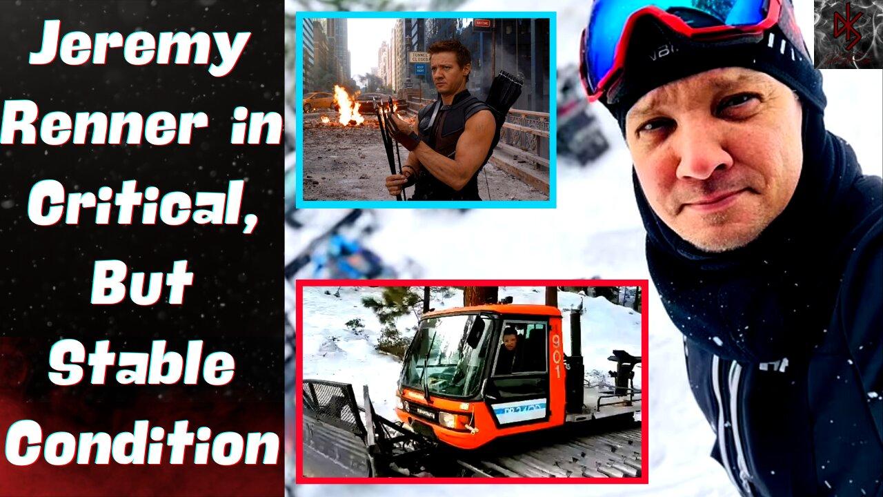 Jeremy Renner in CRITICAL CONDITION After Being Run Over By His Snow Plow!