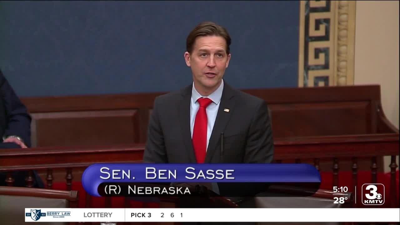 Ben Sasse bids farewell to the Senate before heading to Florida