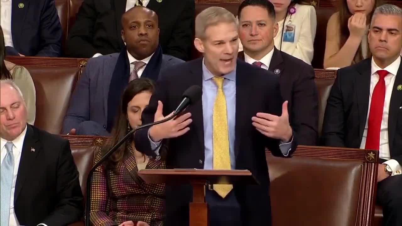 Jim Jordan's Fiery House Floor Speech Shows Exactly Why Gaetz & Some Others Want Him To Be Speaker
