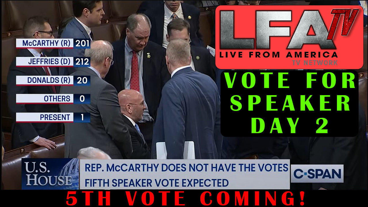 LFA TV SPECIAL LIVE COVERAGE OF SPEAKER VOTE! One News Page VIDEO