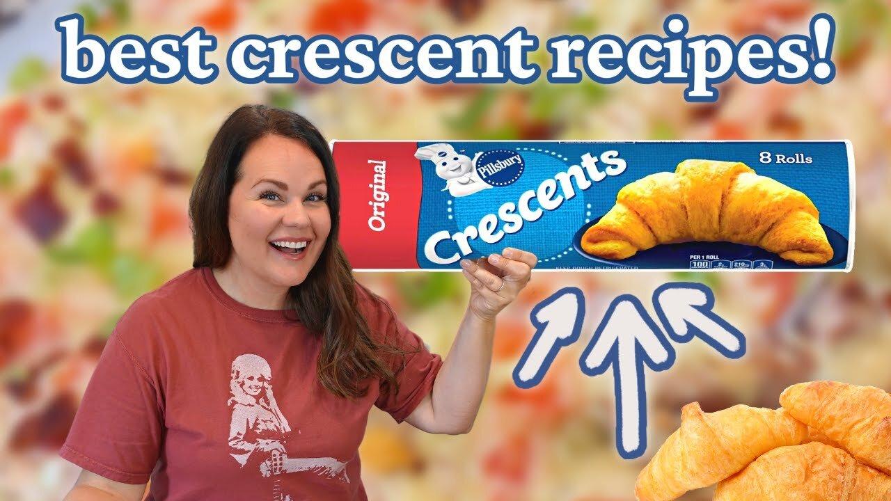 5 OF THE BEST RECIPES USING CRESCENT ROLL DOUGH | Even kids can make them!