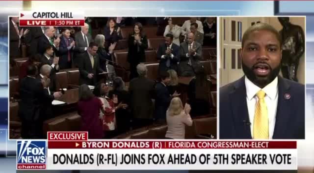 Rep. Byron Donalds Reflects on Why McCarthy Can't Get Support for Speaker of the House