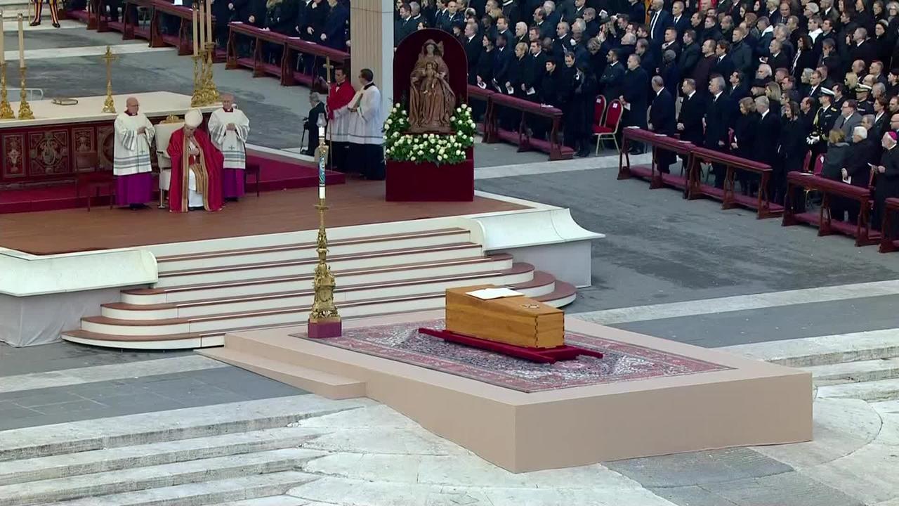 Funeral of Pope Benedict XVI takes place in Vatican City