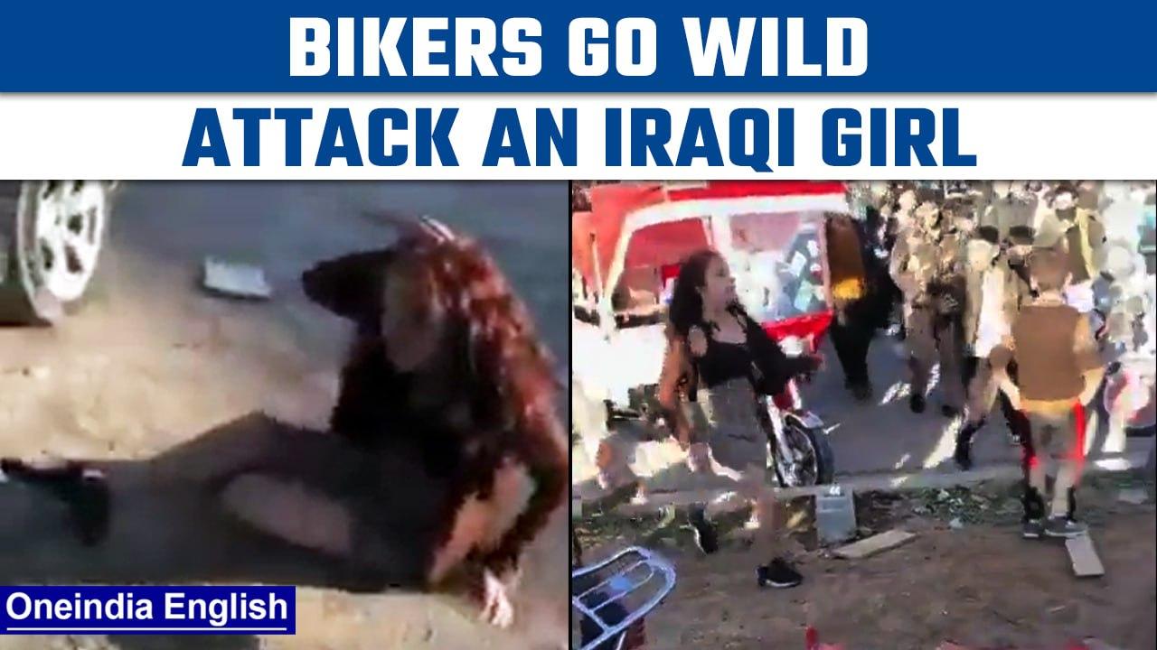 Iraqi girl attacked and chased at biker event in Kurdistan, video goes viral | Oneindia News *News