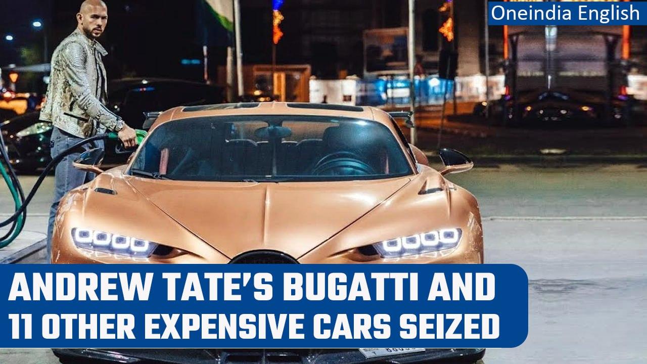 Andrew Tate’s $2.9 million Bugatti and 11 other cars seized by Romanian authorities | Oneindia *News