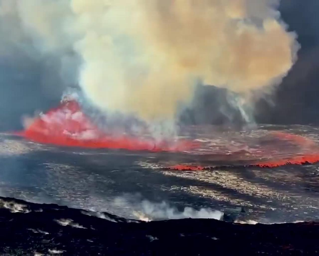Kilauea volcano is currently erupting