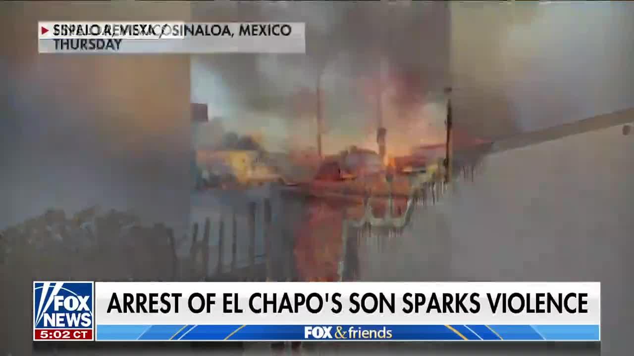Arrest of El Chapo's son sparks riots in Mexico