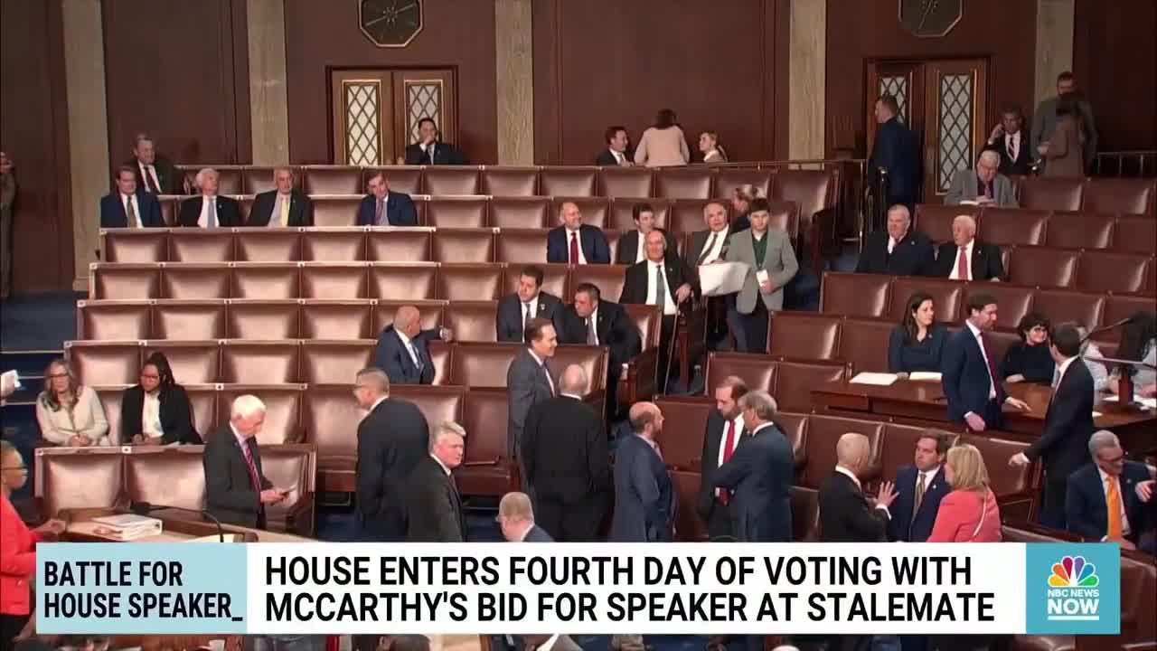 House enters fourth day of voting amid speaker standoff