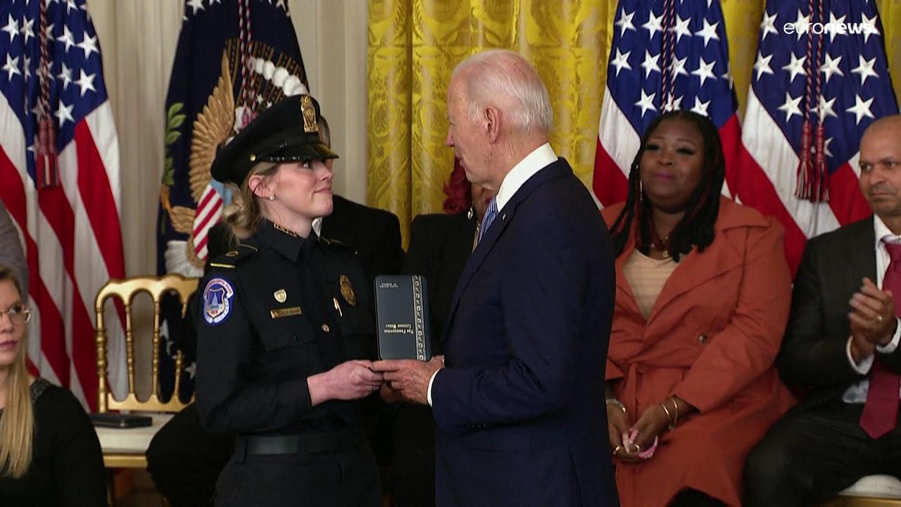 Jan 6 insurrection: President Biden honours those who protected Capitol Hill