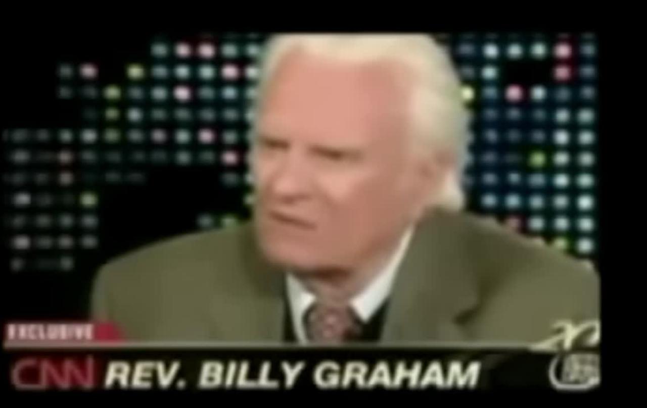 Billy Graham on Larry King Live show
