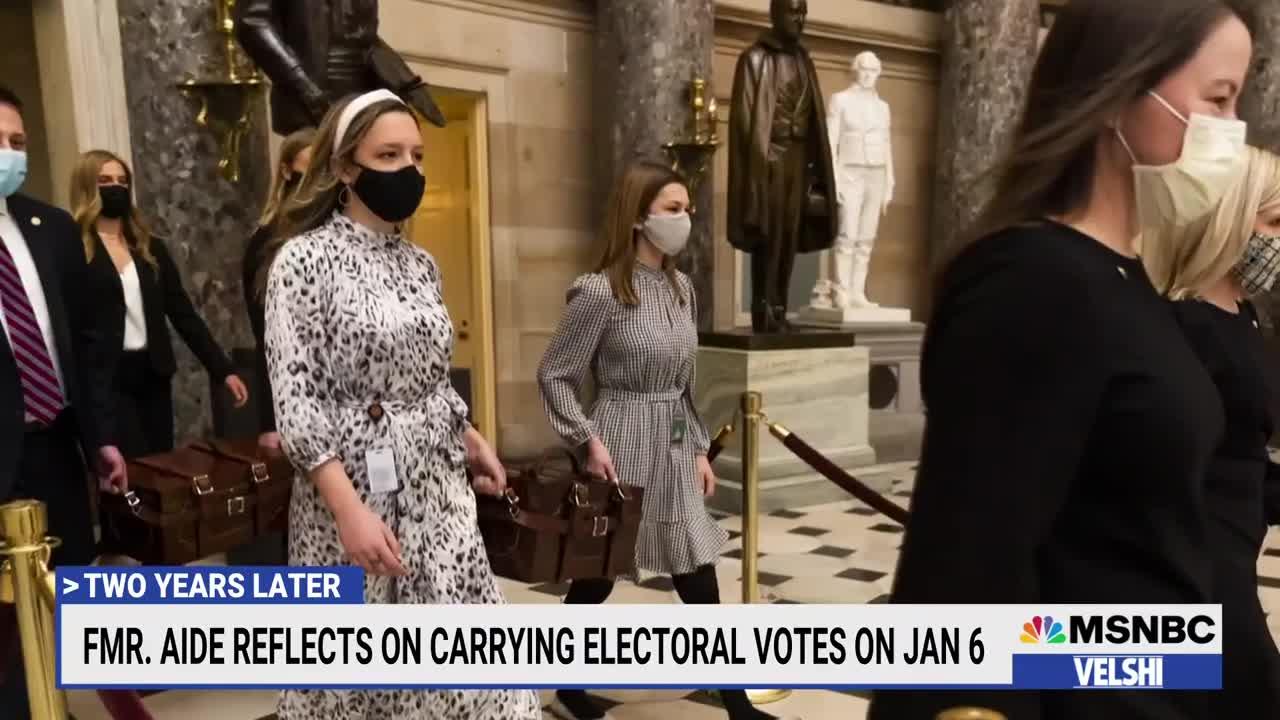 Congressional assistant who carried electoral ballots on Jan 6 tells her story