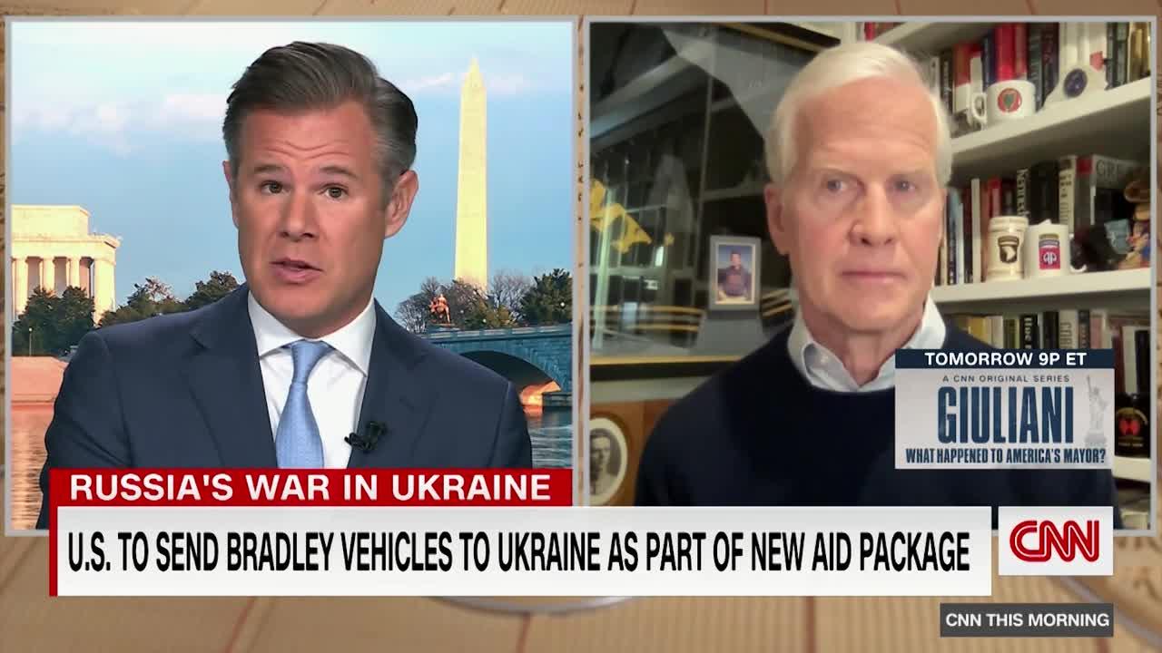 Retired general calls new armored vehicles US is sending Ukraine 'significant'