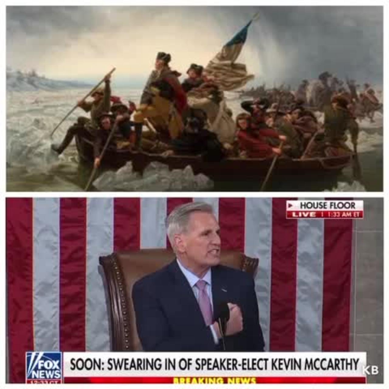 Kevin McCarthy: Speech After Winning Speaker of the House & says “Durham Boat”
