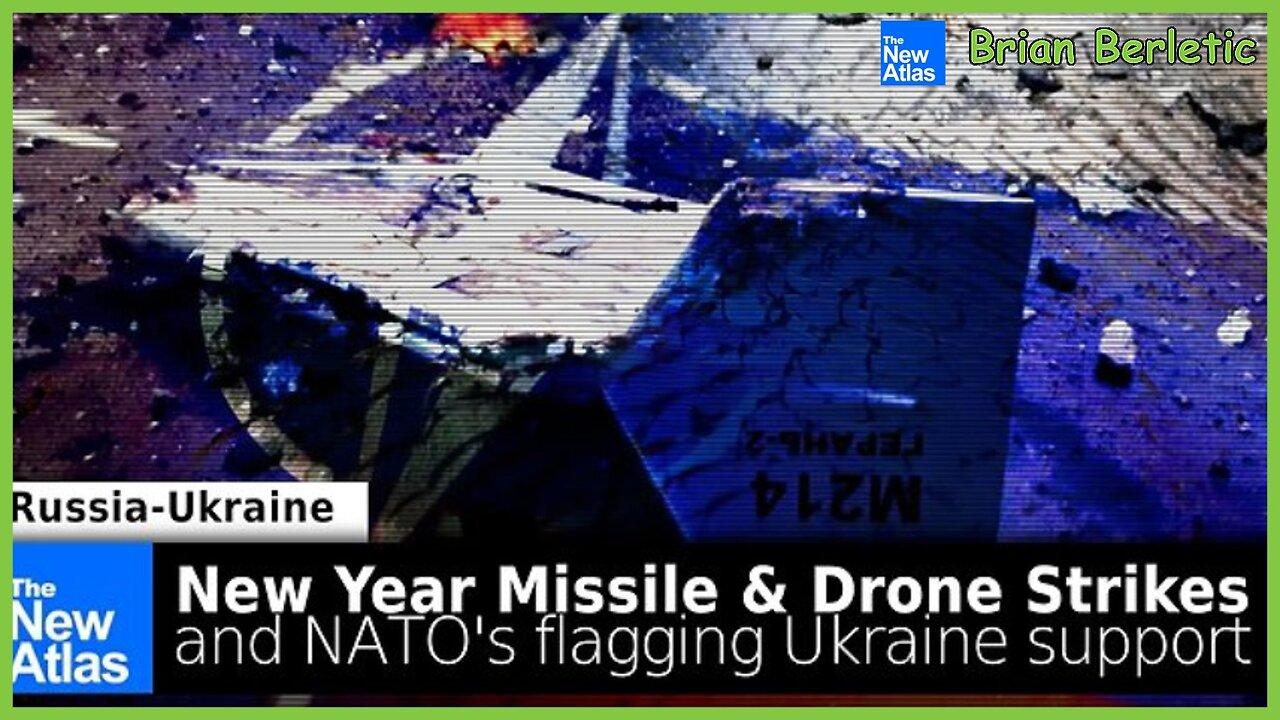 New Year Missile & Drone Strikes Continue Across Ukraine.PREVOD SR