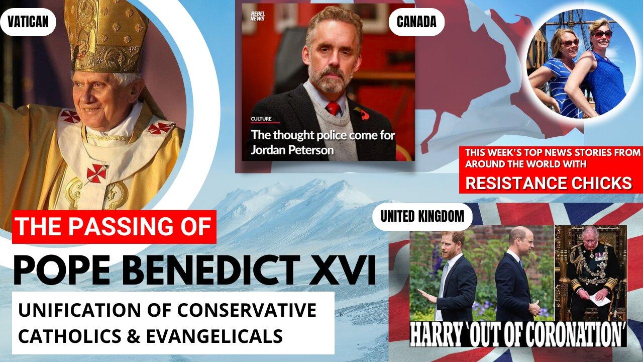 Pope Benedict XVI; Thought Police Come for Jordan Peterson, Prince Harry's Gone Mad 1/8/23