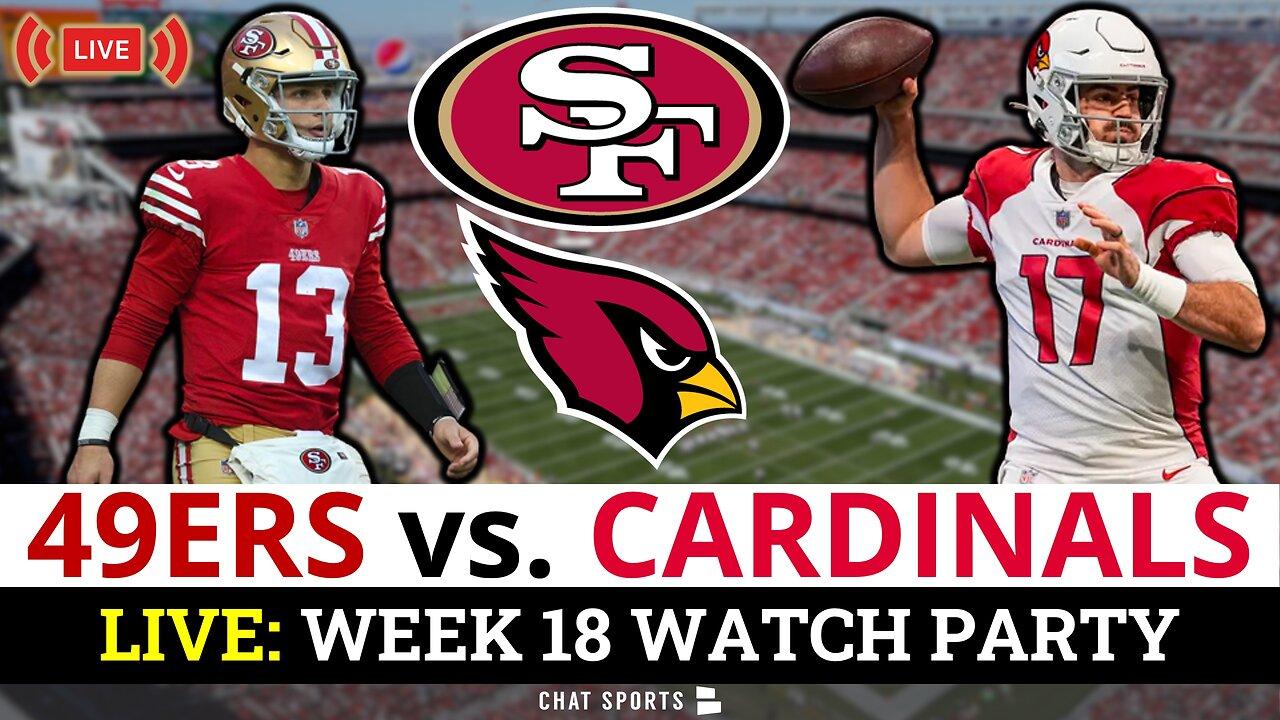 49ers vs. Cardinals LIVE Streaming Scoreboard, Free Play-By-Play, Highlights, Stats | NFL Week 18