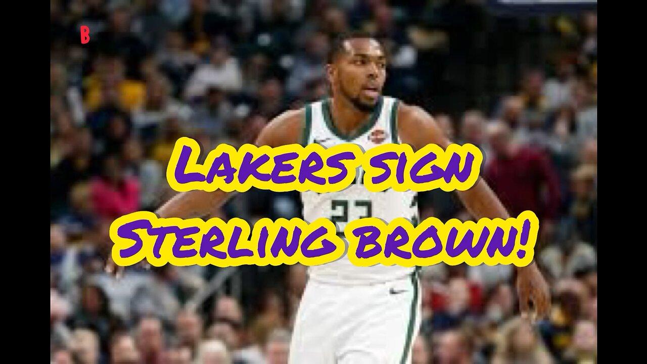 Lakers Sign Sterling Brown To A 10 Day Contract