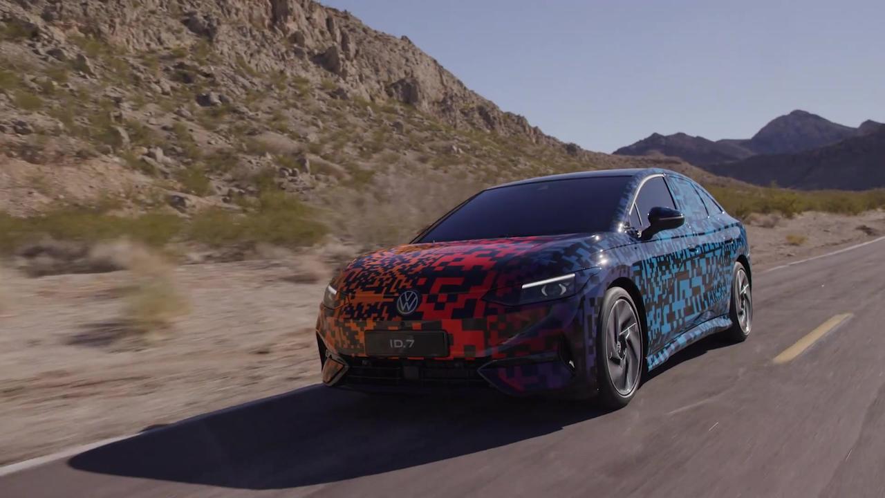 Volkswagen ID.7 Camouflage Driving Video