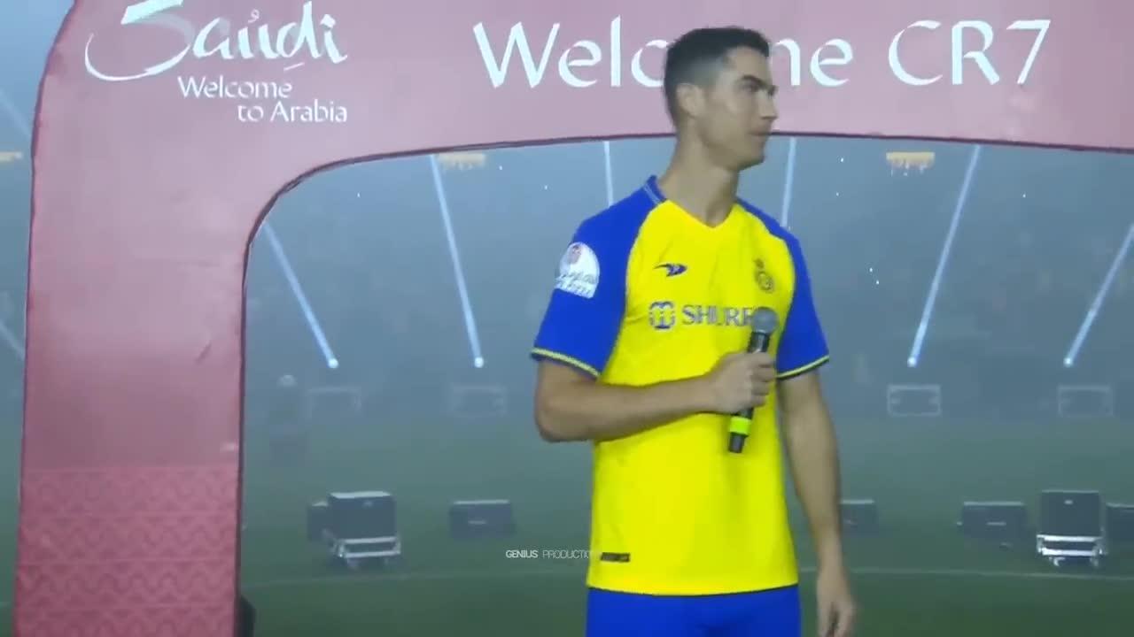 Cristiano Ronaldo Presentation : Ceremony with Al-Nasr