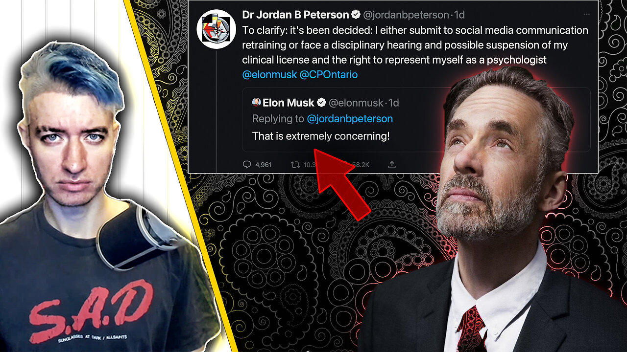Jordan Peterson To Lose Psych License Unless He Undergoes "Re-Education" – Johnny Massacre Show 573