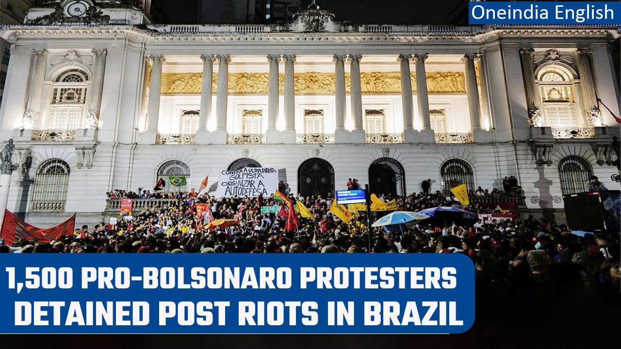 Jair Bolsonaro in Florida hospital | 1,500 protesters detained in Brazil riots | Oneindia News*News