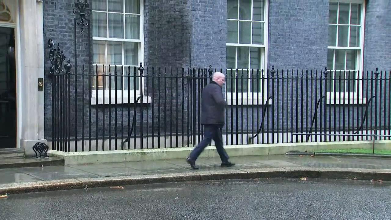 Senior ministers depart No. 10 after Cabinet meeting