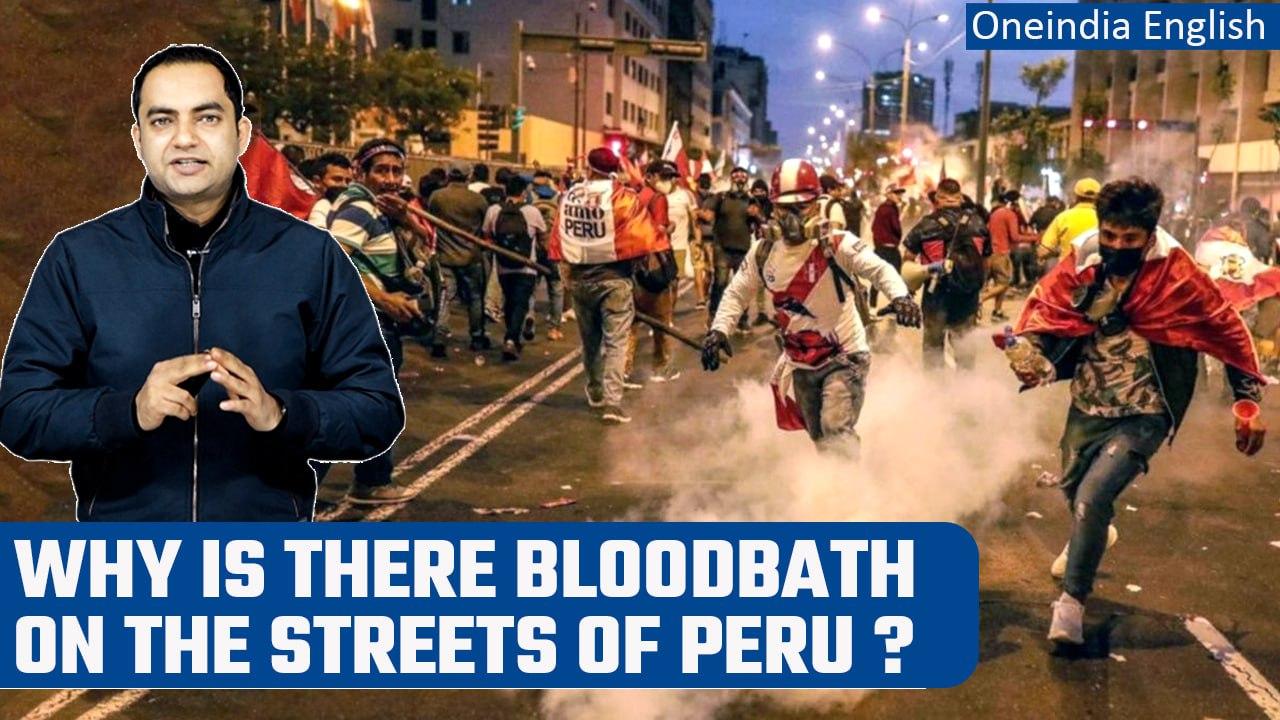 South Peru: At least 17 die in violent clashes as protests intensify | Oneindia News *Explainer