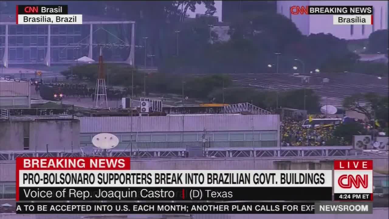 Rep. Joaquin Castro (D-TX) calls for Bolsonaro to be extradited to Brazil