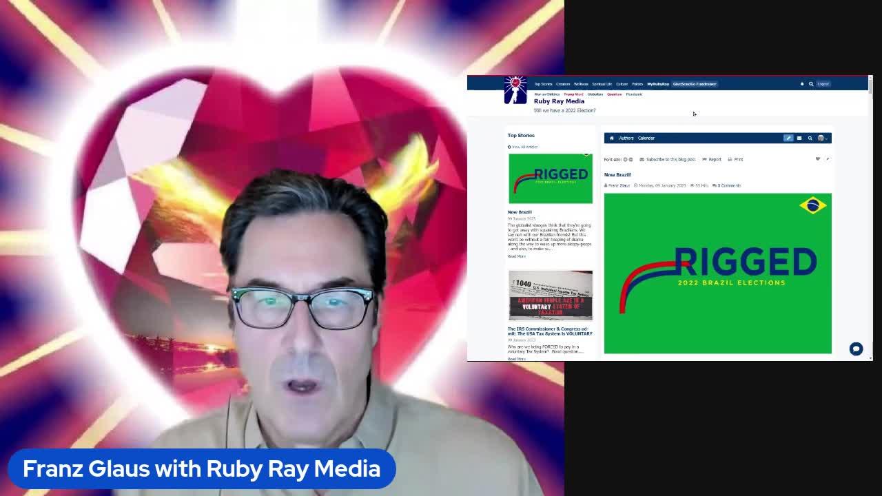Ruby Ray Media Report 6 with Franz Glaus - Now Brazil!