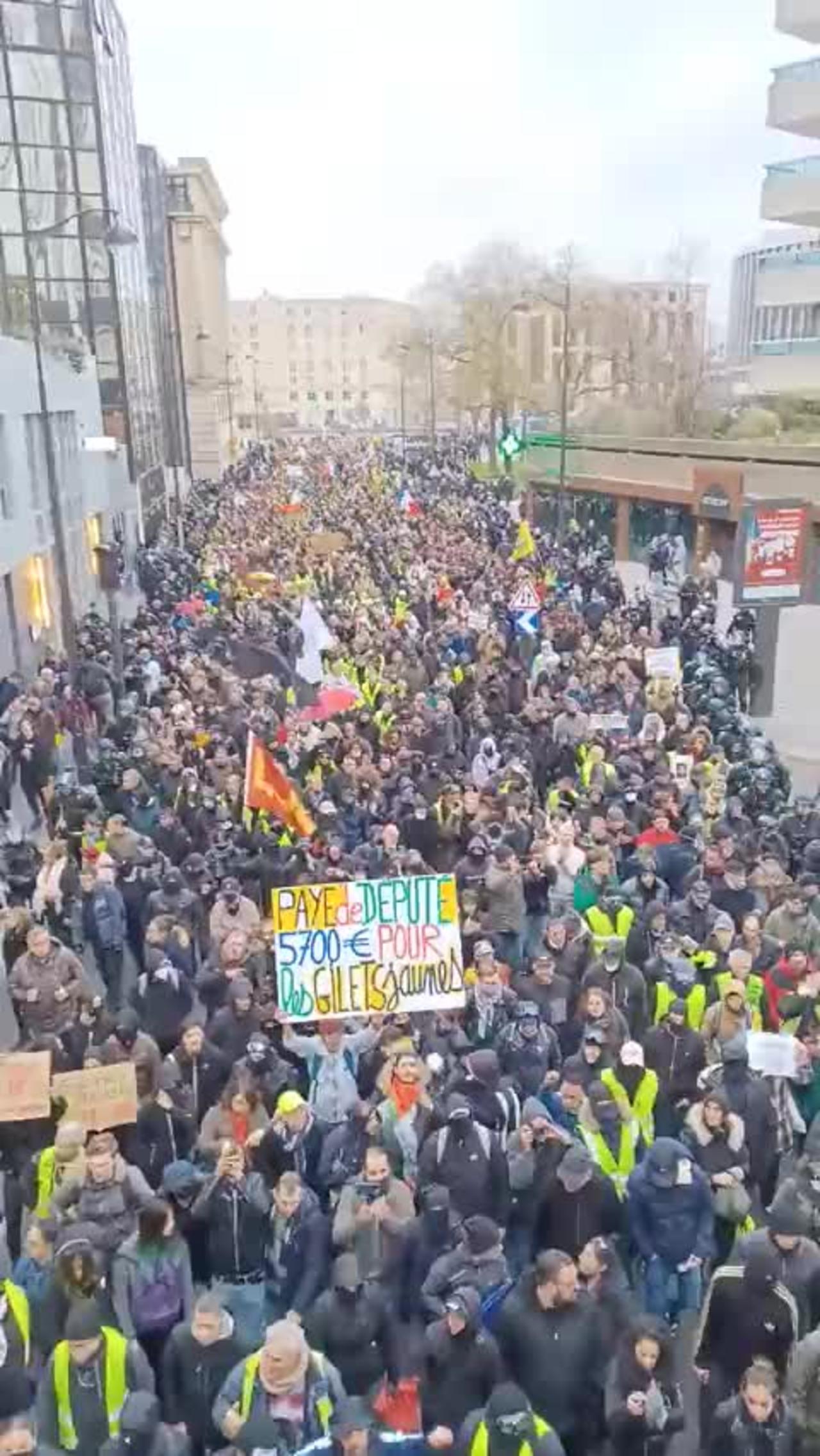 Yellow Vest Protesters back on the streets of France